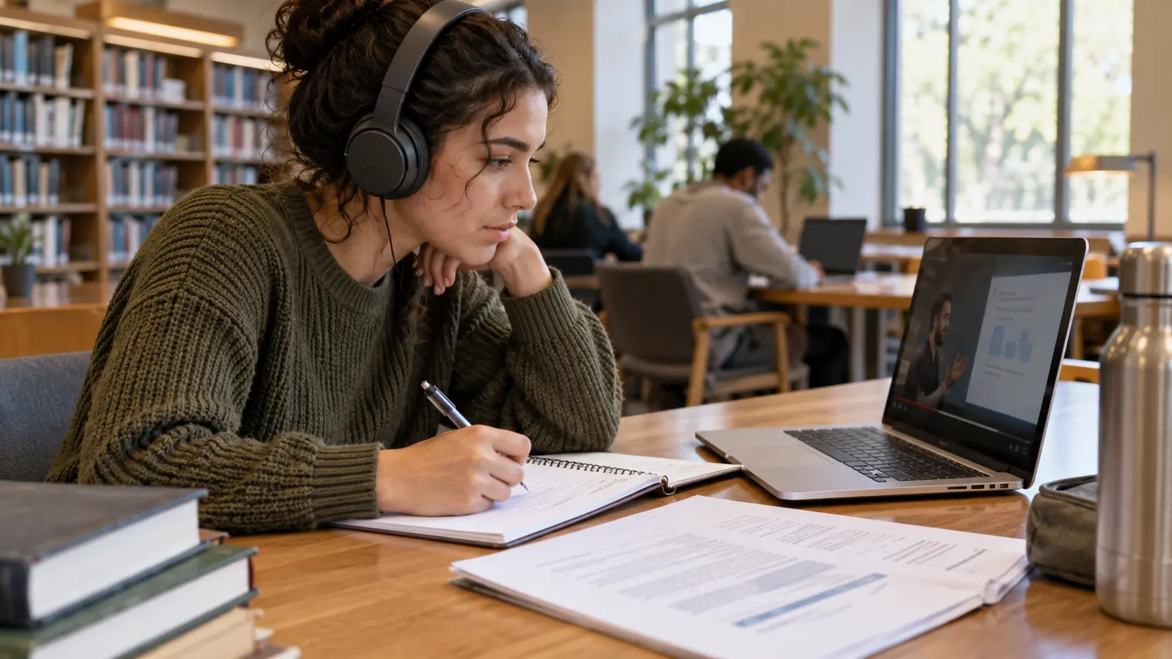 Editorial photograph illustrating Accessible Lecture Transcripts.