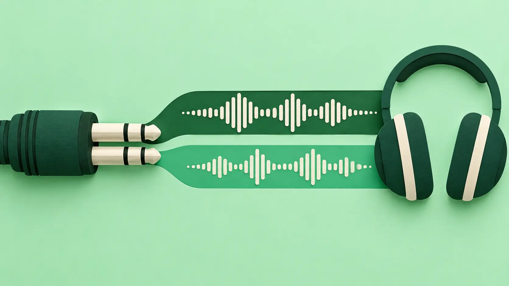 Editorial illustration of Stereo, Mono and Channel Separation.